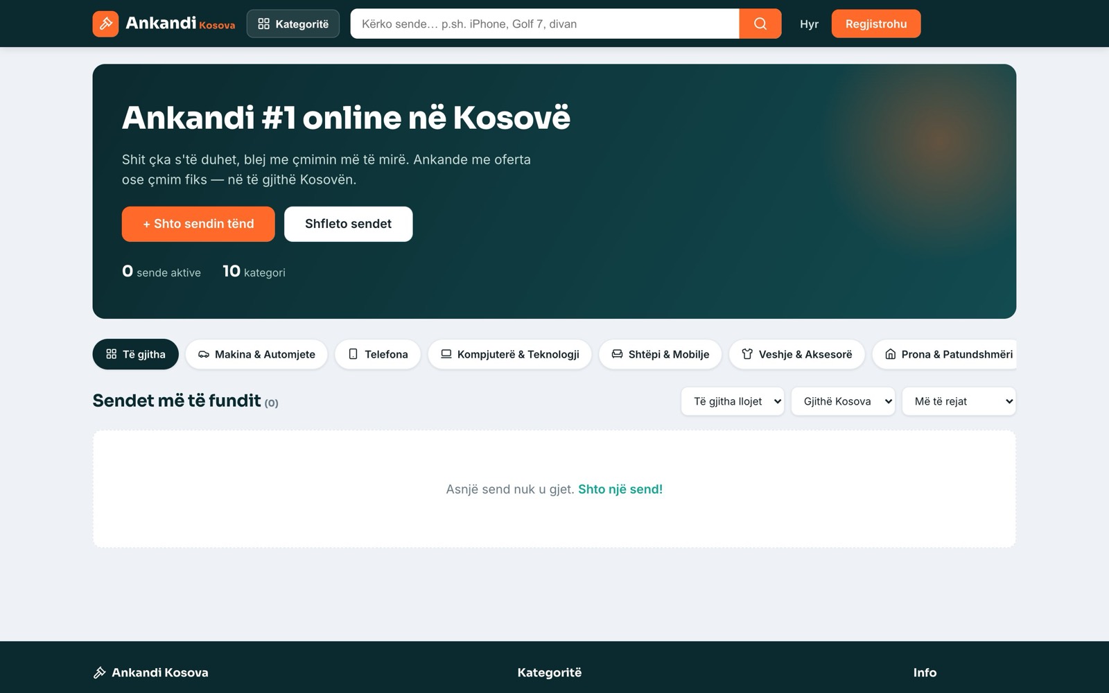 Ankandi — Desktop